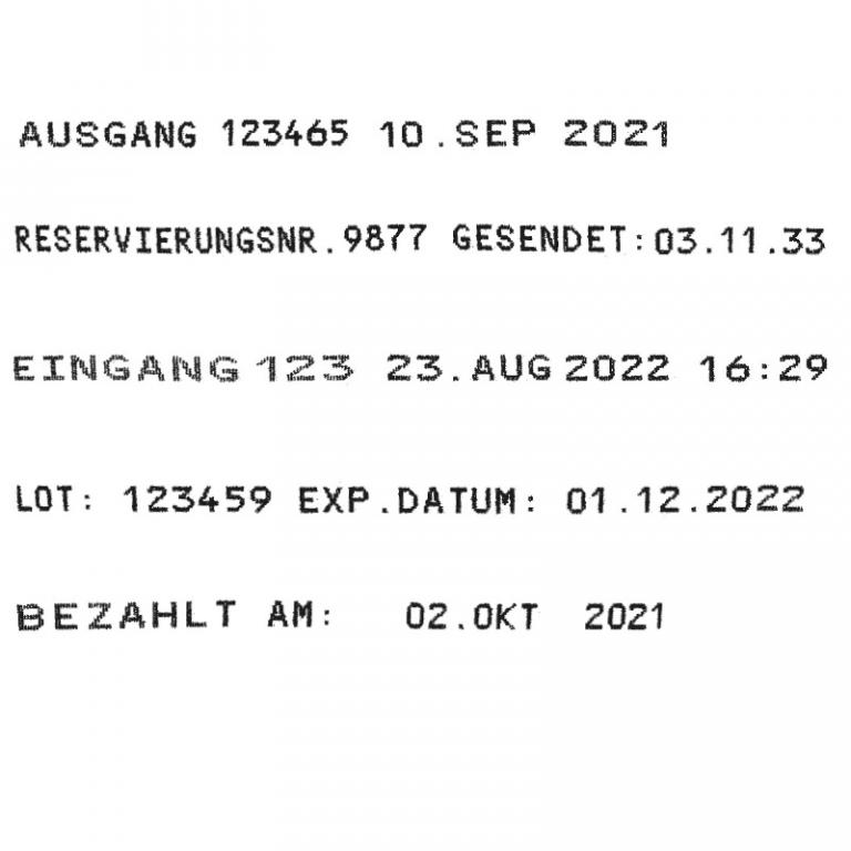 Digital Serial Numbering Machine