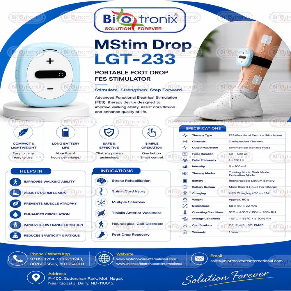 Electrical Muscle Therapy Equipment for Foot Drop Recovery