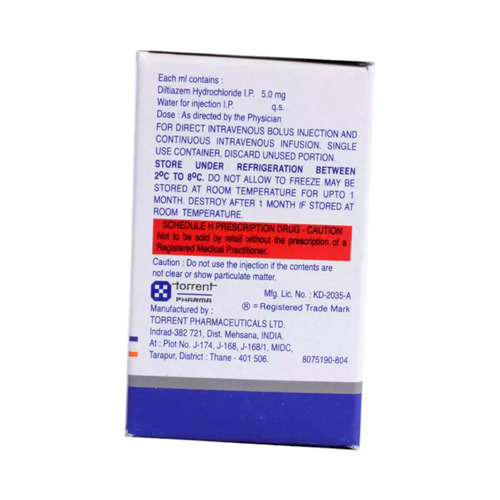 Dilzem Diltiazem 30mg Tablet, High Blood Pressure & Angina Treatment Medicine