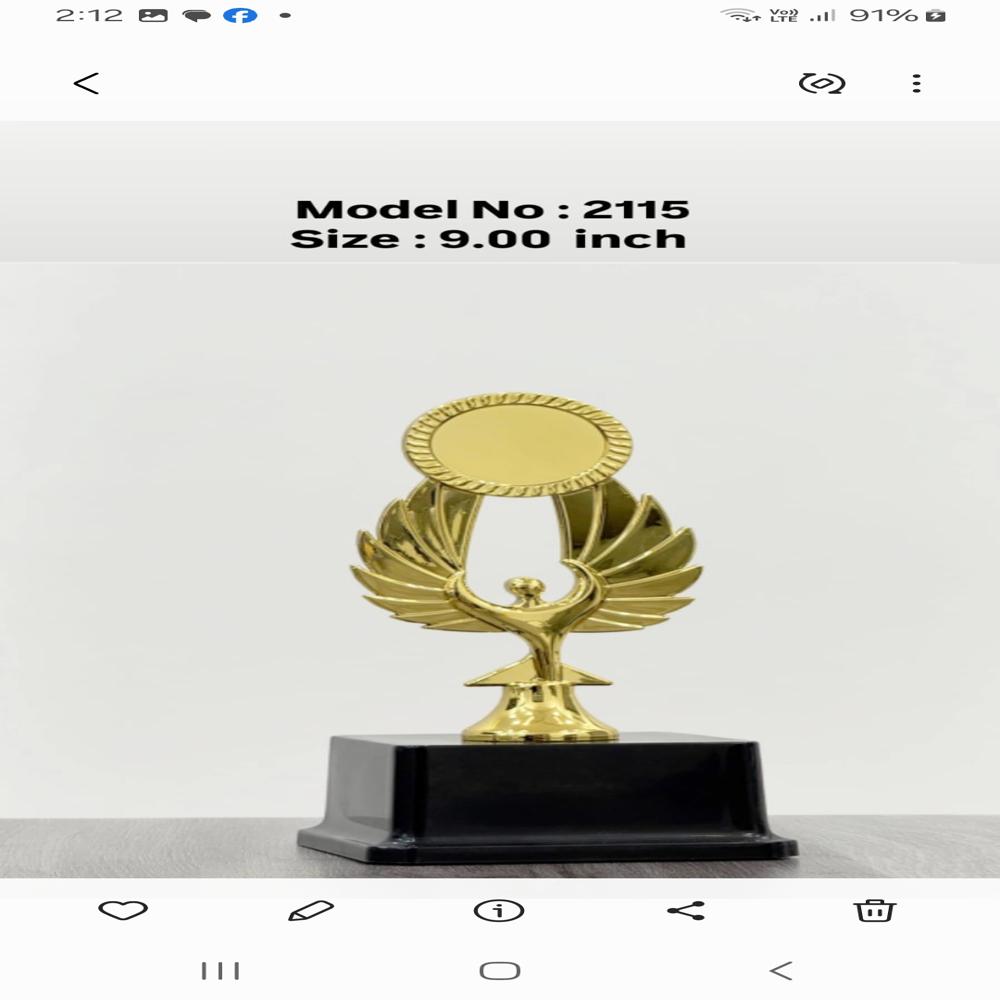 PLASTIC TROPHY
