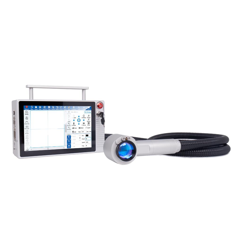 Portable Fiber Laser Marking Machine - Marking Area: 100mmx100mm