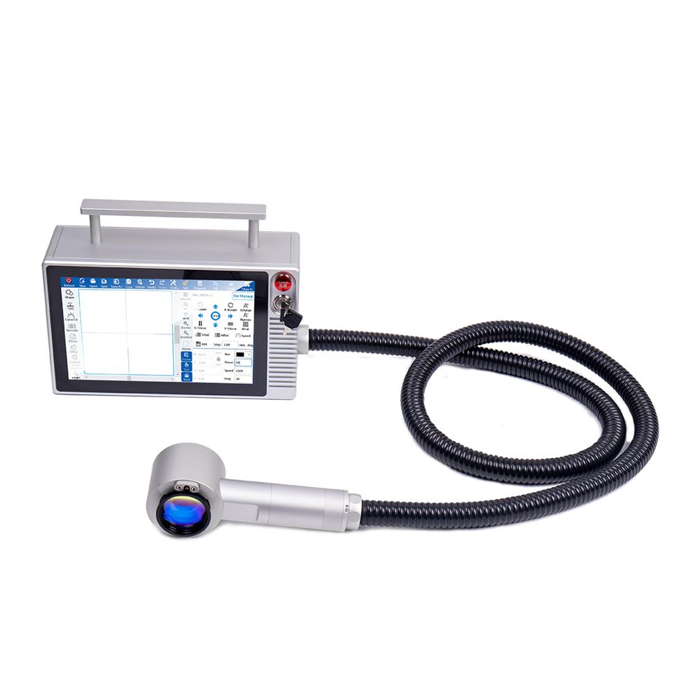 Portable Fiber Laser Marking Machine - Marking Area: 100mmx100mm