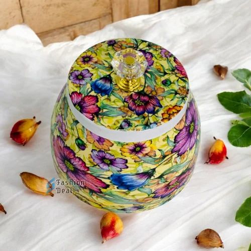 Pichwai Return Gift Jar for Diwali, Wedding, Housewarming & Festive Gifting