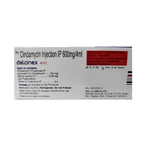 Dalcinex Clindamycin 4ml Injection, Antibiotic Medicine