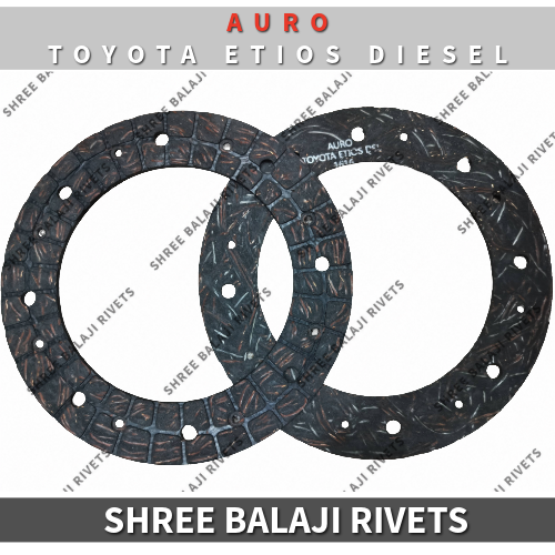 TOYOTA ETIOS DIESEL CLUTCH FACINGS