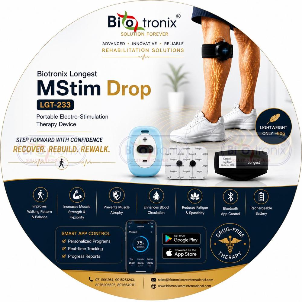 Foot Drop Electro Stimulation Machine for Physiotherapy Clinics