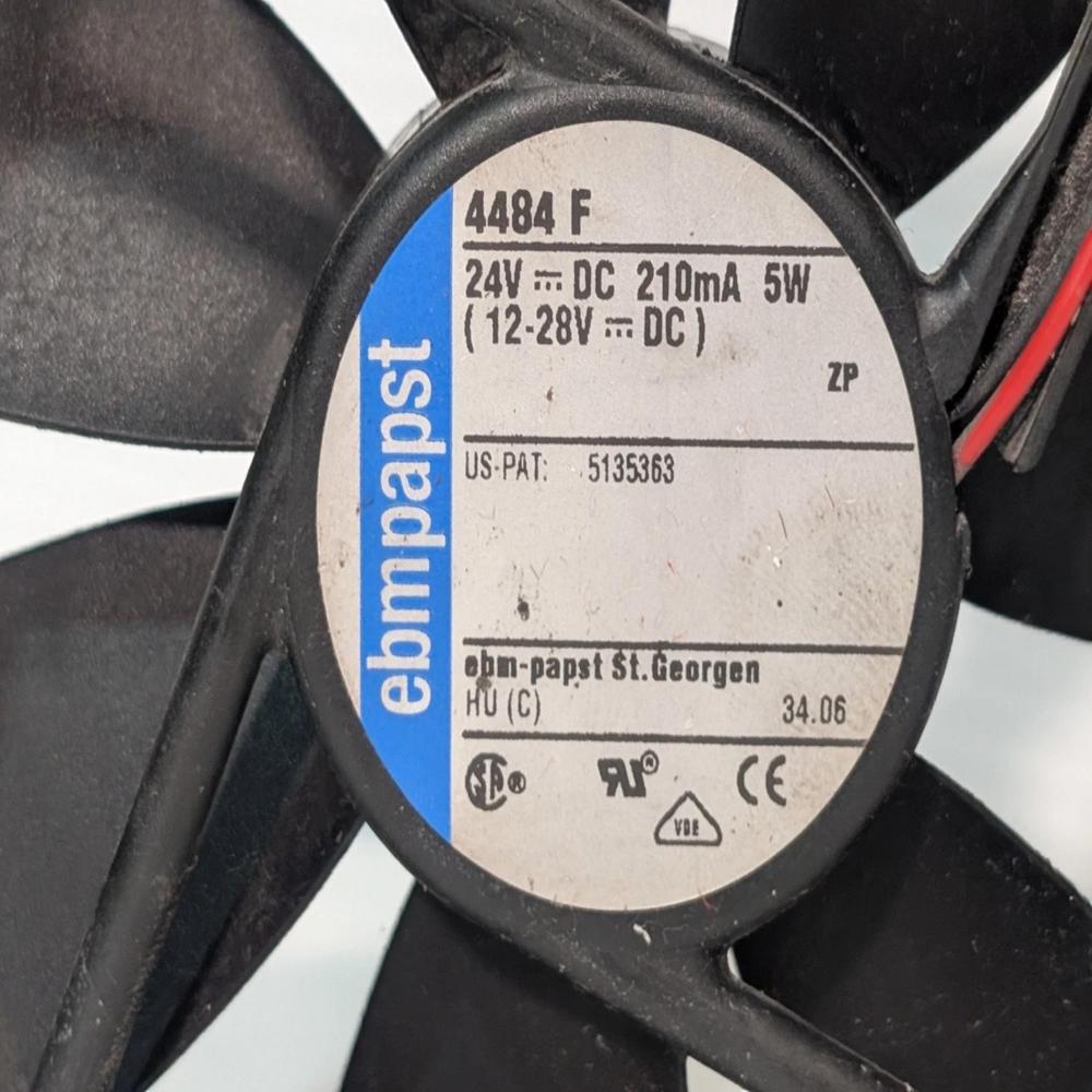 EBMPAPST 4484 F 24V DC 0.21A 5.0W 8038mm Ball Bearing Industrial Inverter Axial Cooling Fan
