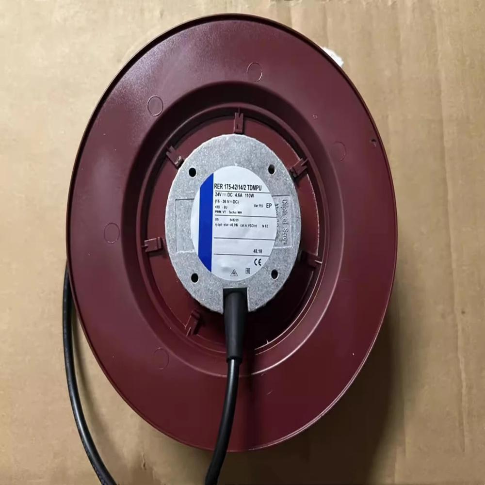 EBMPAPST RER175-42/14/2TDMLPU 24V DC 2.0A 48W 17551mm Ball Bearing Industrial Inverter Axial Cooling Fan