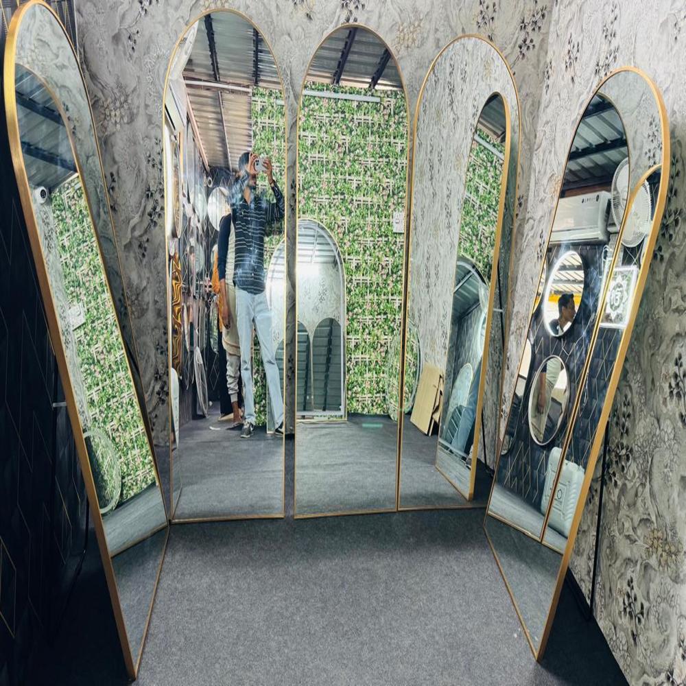 Half Round Mirror Frame - Application: Home