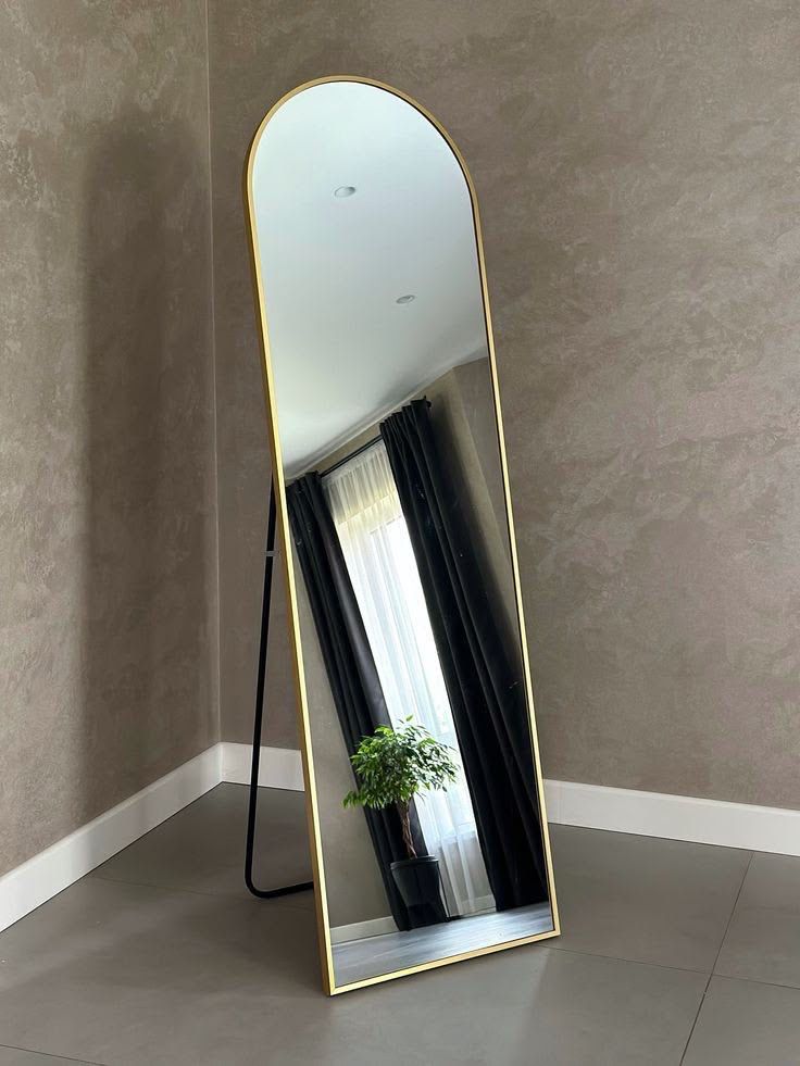 Half Round Mirror Frame - Application: Home
