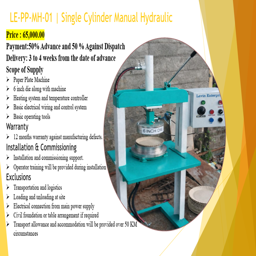 Paper Plate Making Machine