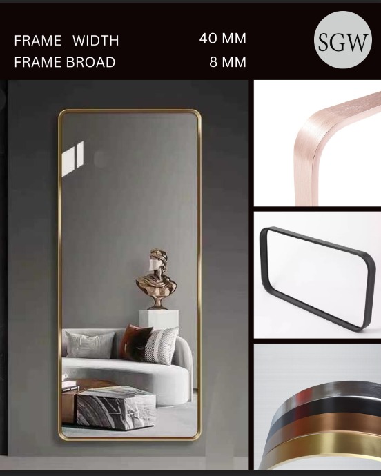Rectangular Shape Mirror Frame - Application: Home