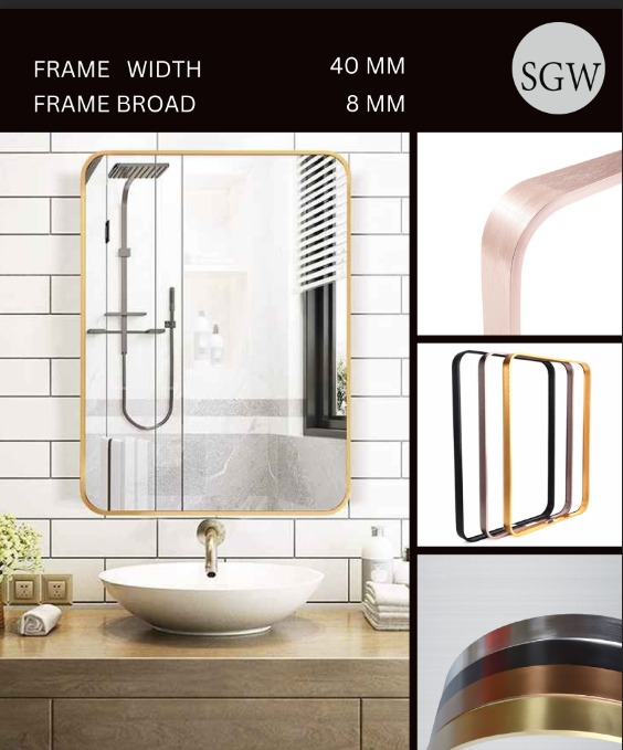Rectangular Shape Mirror Frame - Application: Home