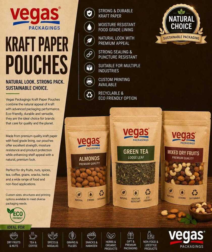 Kraft Paper Pouches