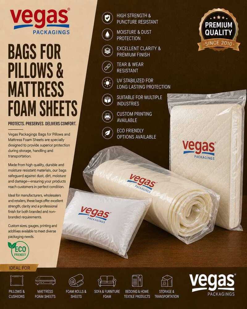 Bags For Pillows And Mattress Foam Sheet