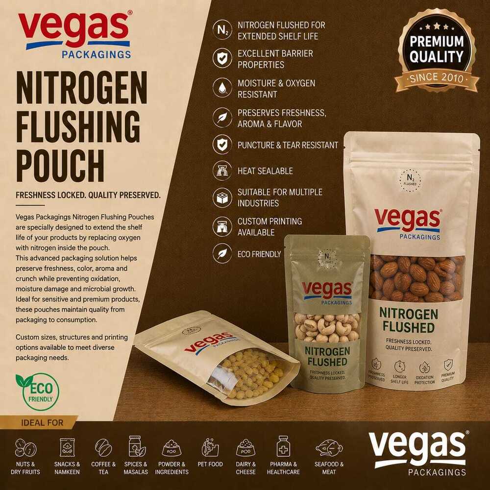 Nitrogen Flushing Pouches