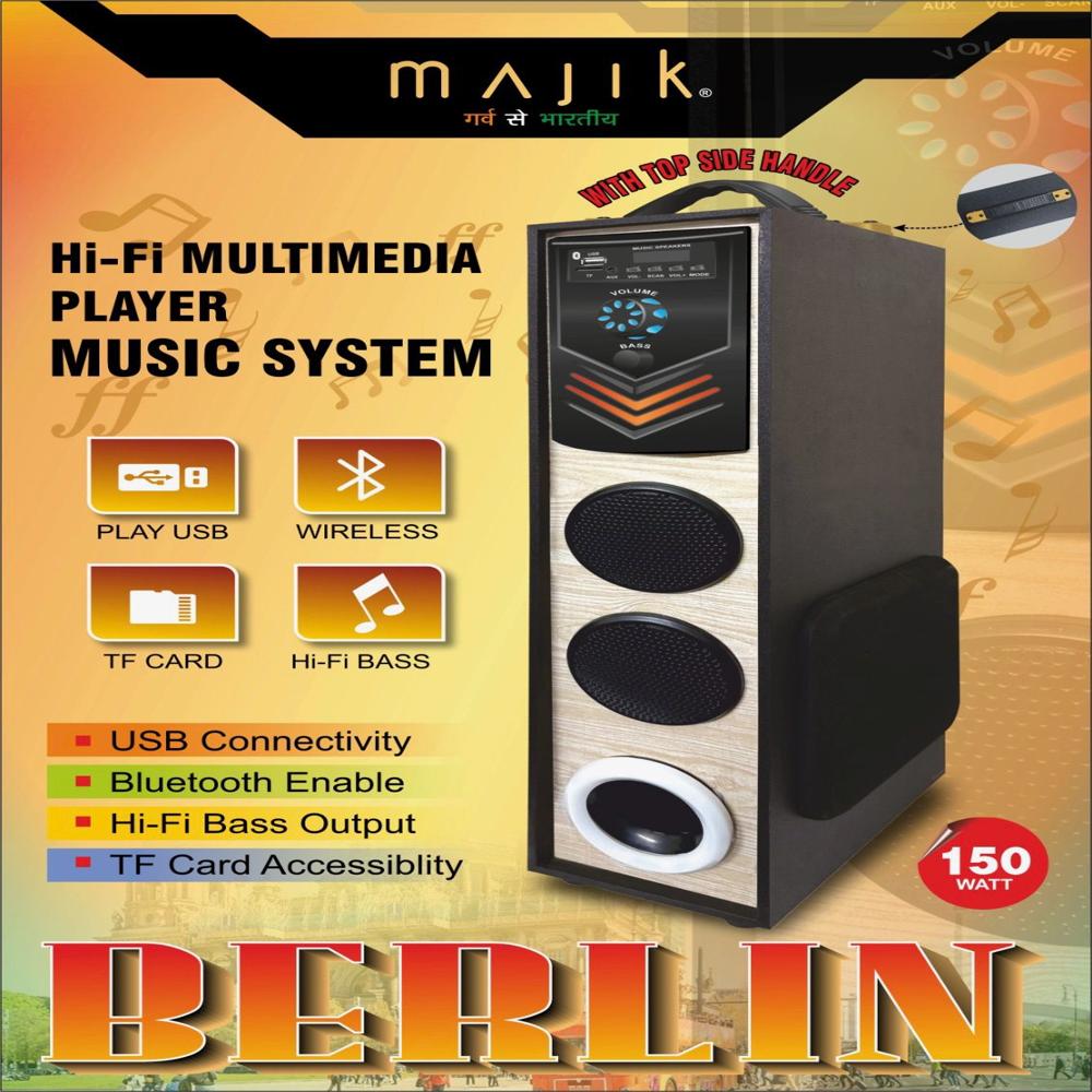 Majik Berlin Hi-Fi Music Speaker - Color: Multi Color