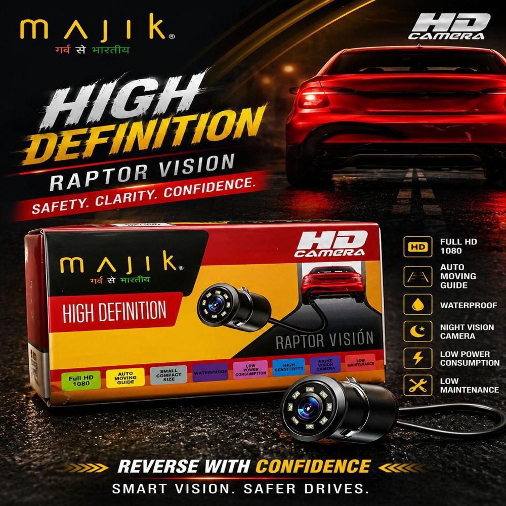 Majik Car Camera 1080Hd - Body Material: Plastic