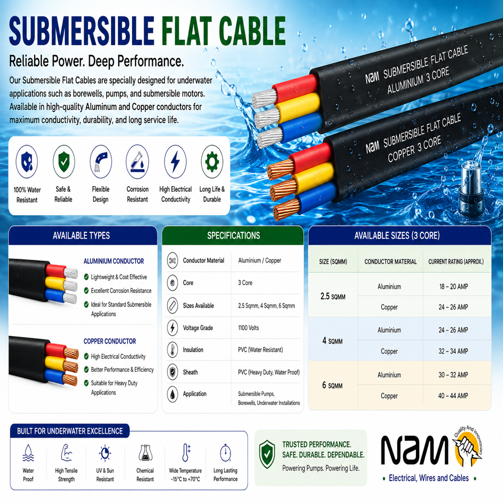 Submarsible Flat Cable