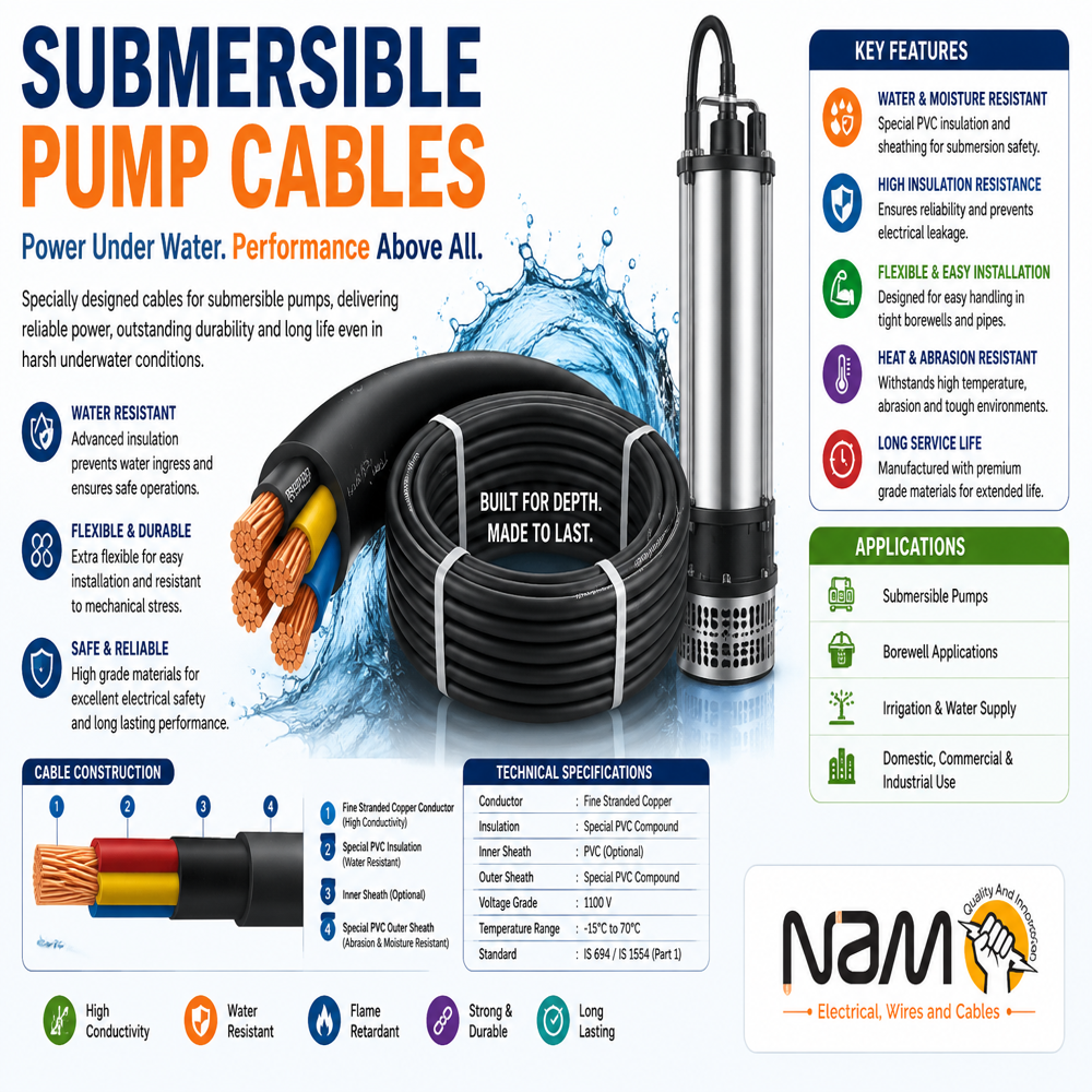 Submarsible Flat Cable