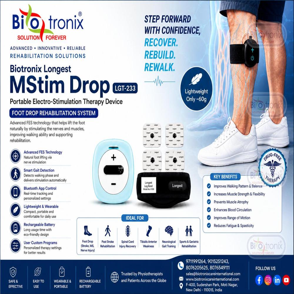 Intelligent Neuro Rehab Device for Foot Drop Recovery