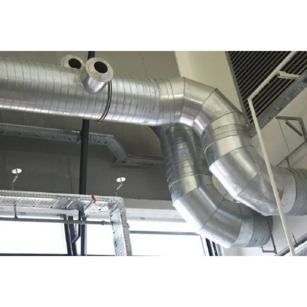 Customized Ducting System - Industrial-grade Silver Ventilation Solution | 220-240 Volt Electric Power, Custom Size Options For Factories And Warehouses