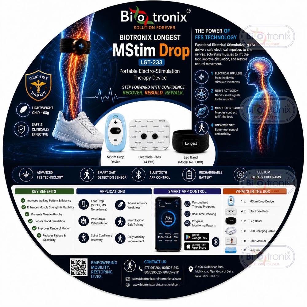 Compact Foot Drop Walking Support Therapy Equipment