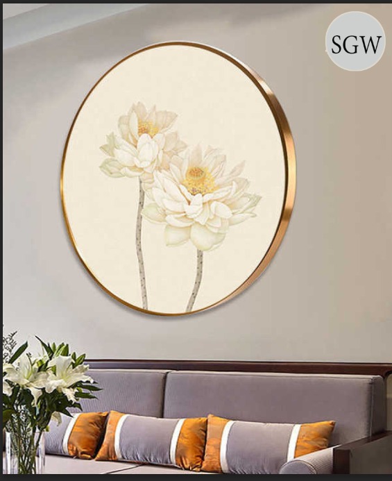 Stylish Round Mirror Frame - Application: Home