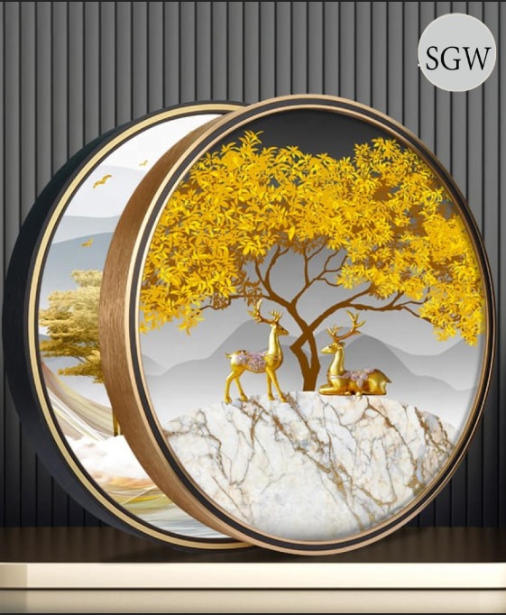 Stylish Round Mirror Frame - Application: Home