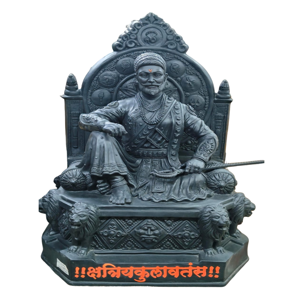 Chhatrapati Shivaji Maharaj Statue - Height: 12 Inches