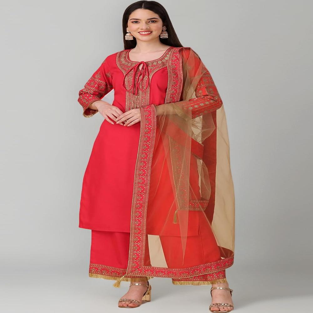 WOMEN 3 PIECE COTTON BLEND FORMAL SUIT SET OFFICE WEAR