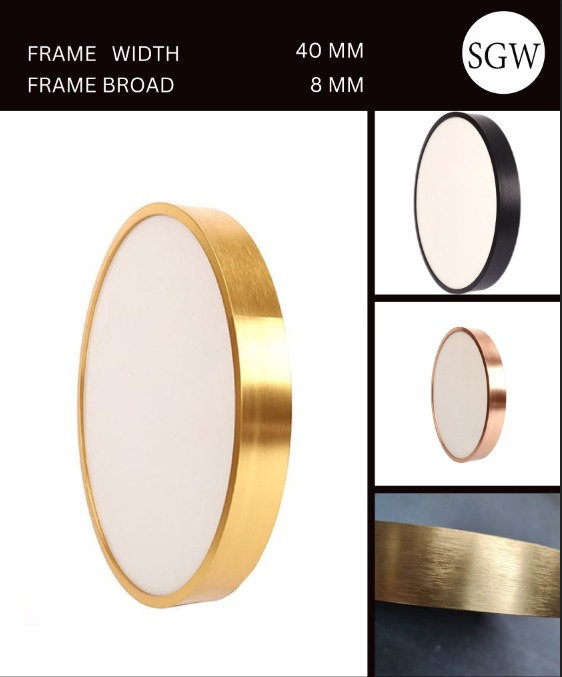 Round Wall Mirror Frame - Application: Home