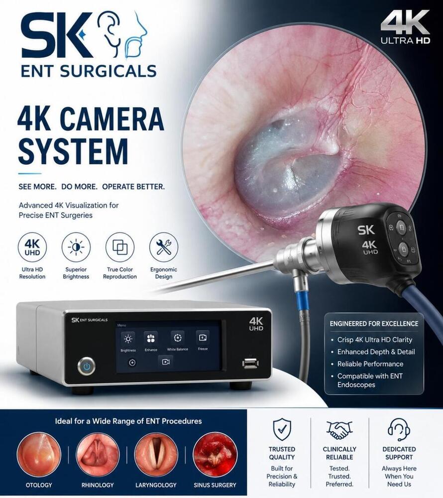 SK ENT Lucknow 4K Camera System