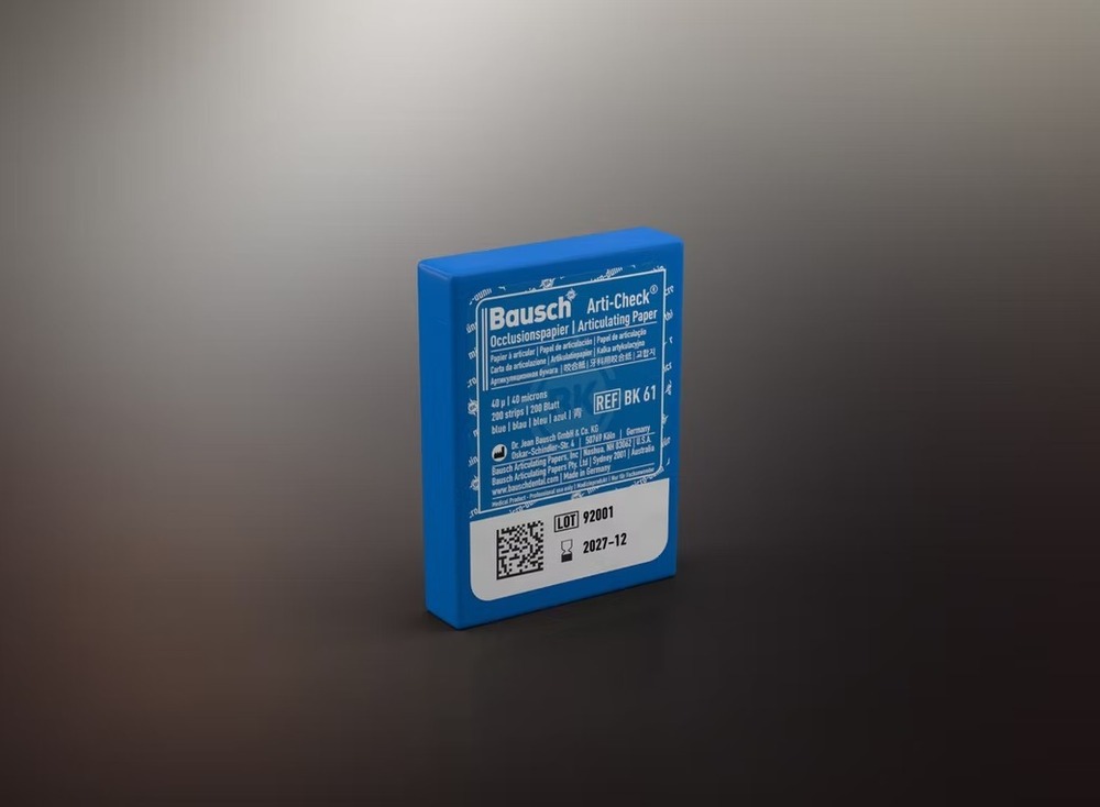Articulating Paper 40u Pre-Cut Blue 200 Strips
