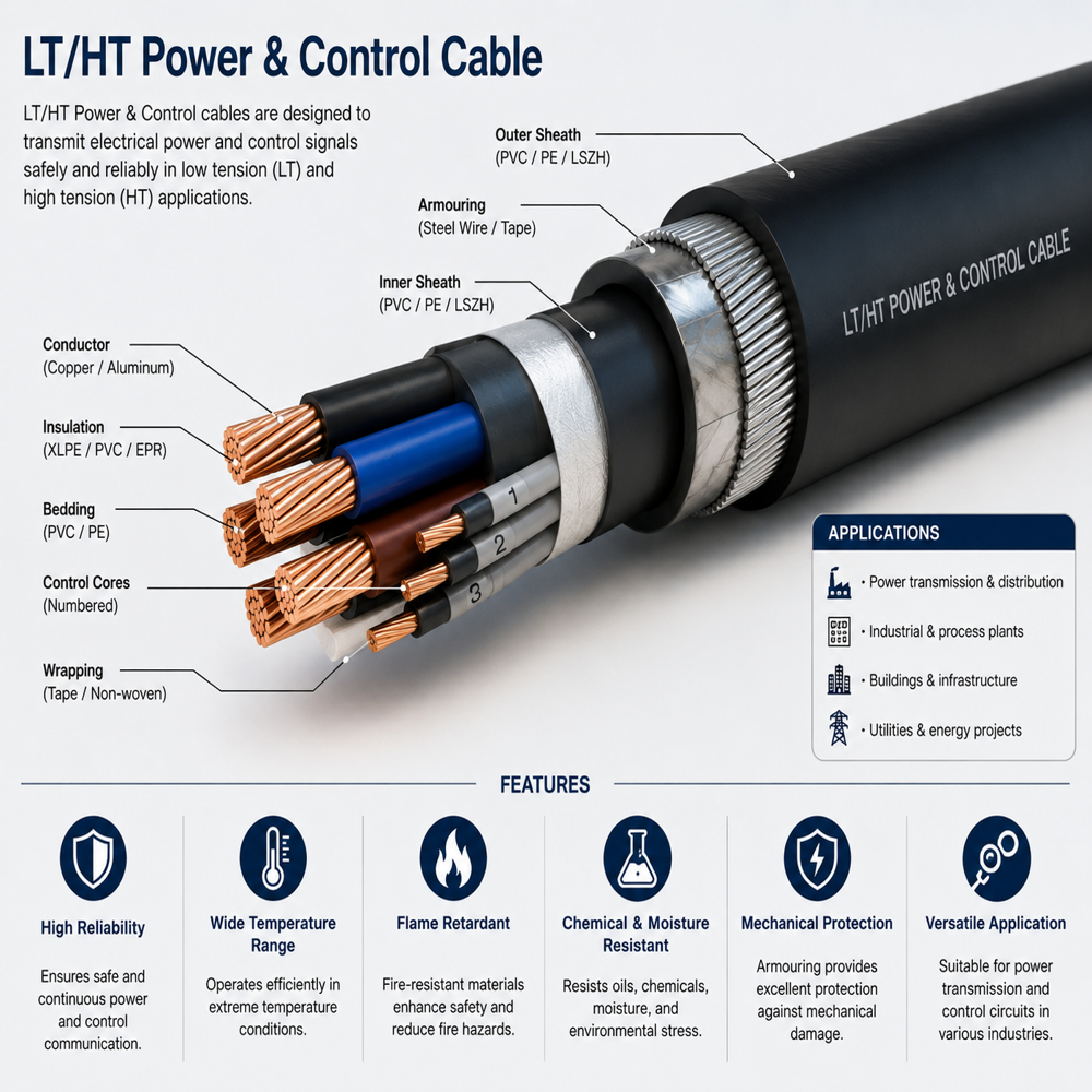 LTHT Power Control Cable