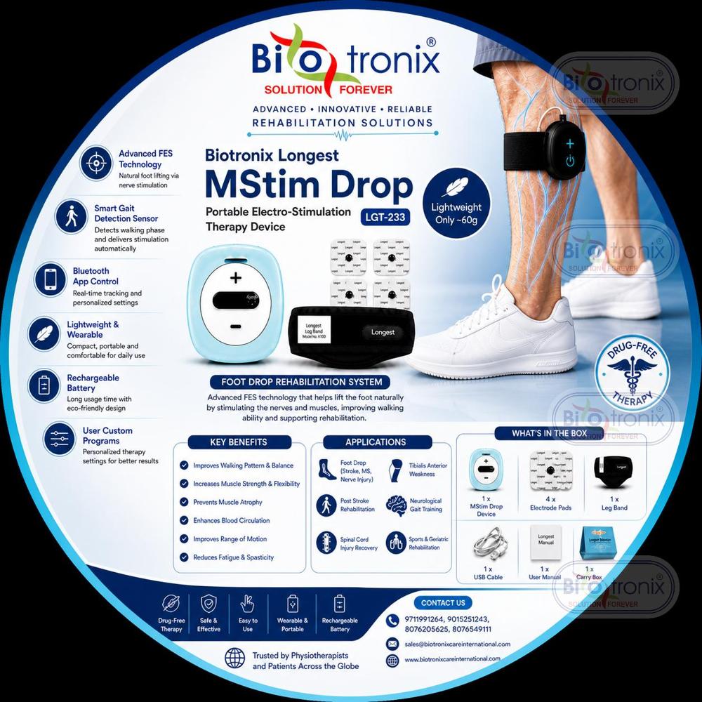 Smart Portable Foot Lift Recovery Therapy Device
