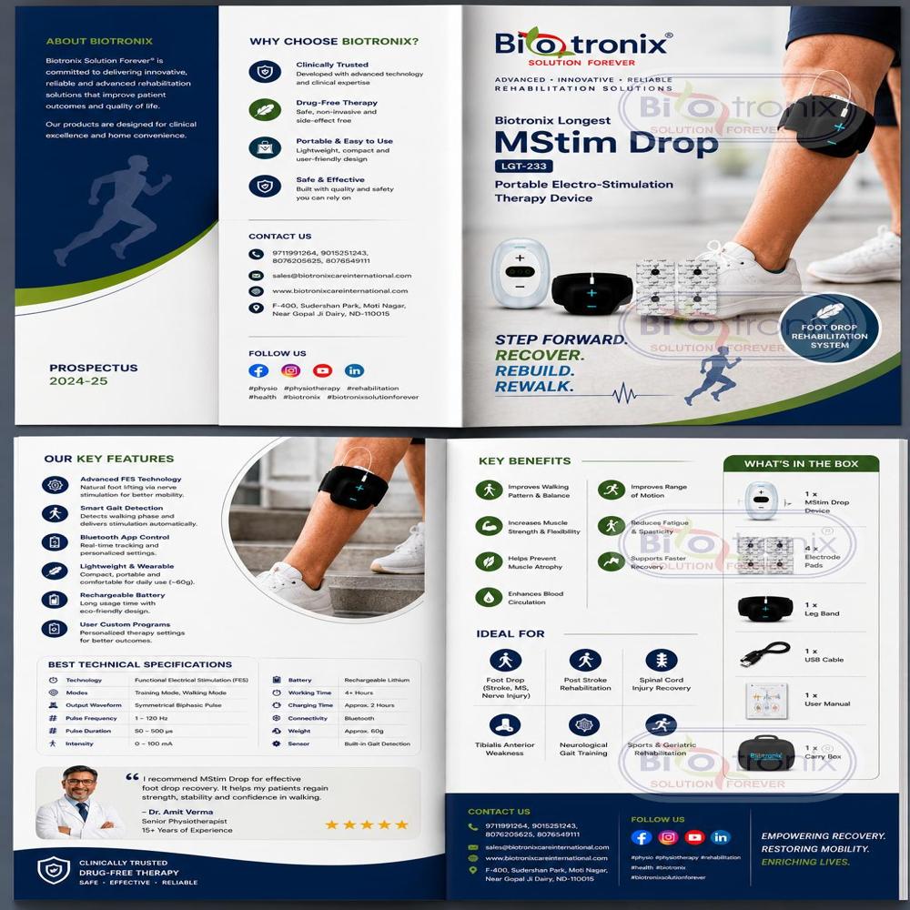 Smart Portable Foot Lift Recovery Therapy Device