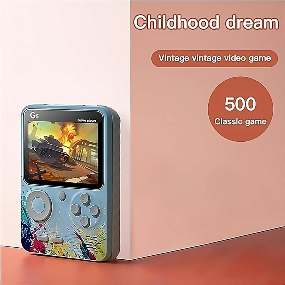 G5 500 In1 Colorful Handheld Mini Retro Game Box