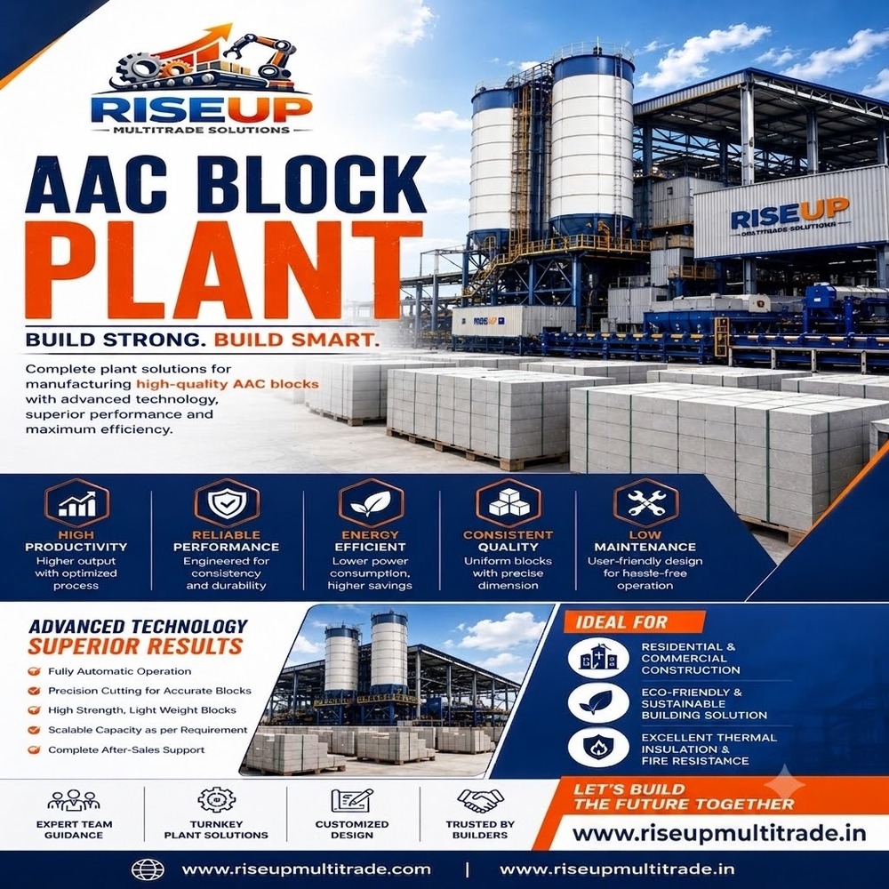 Aac Block Making Machine - Capacity: 3000 Pcs/Hr