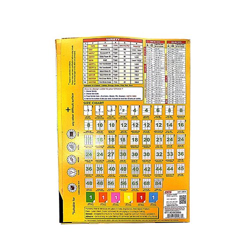 A4 Sticker Paper