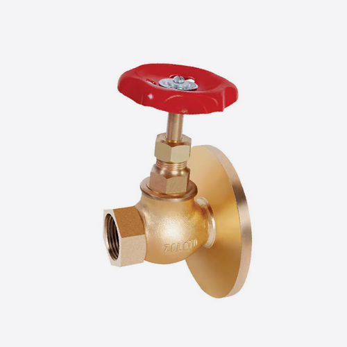 50mm Zoloto Bronze One Side Flanged Globe Valve