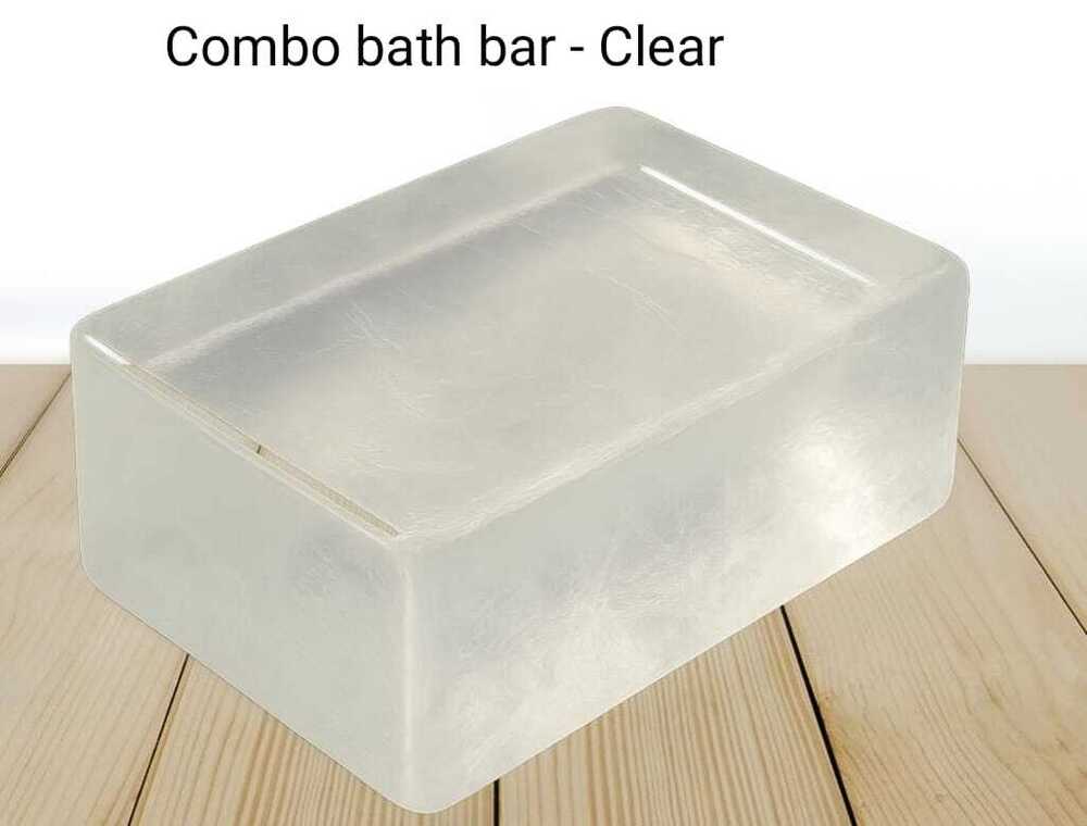Clear Combo Bath Bar
