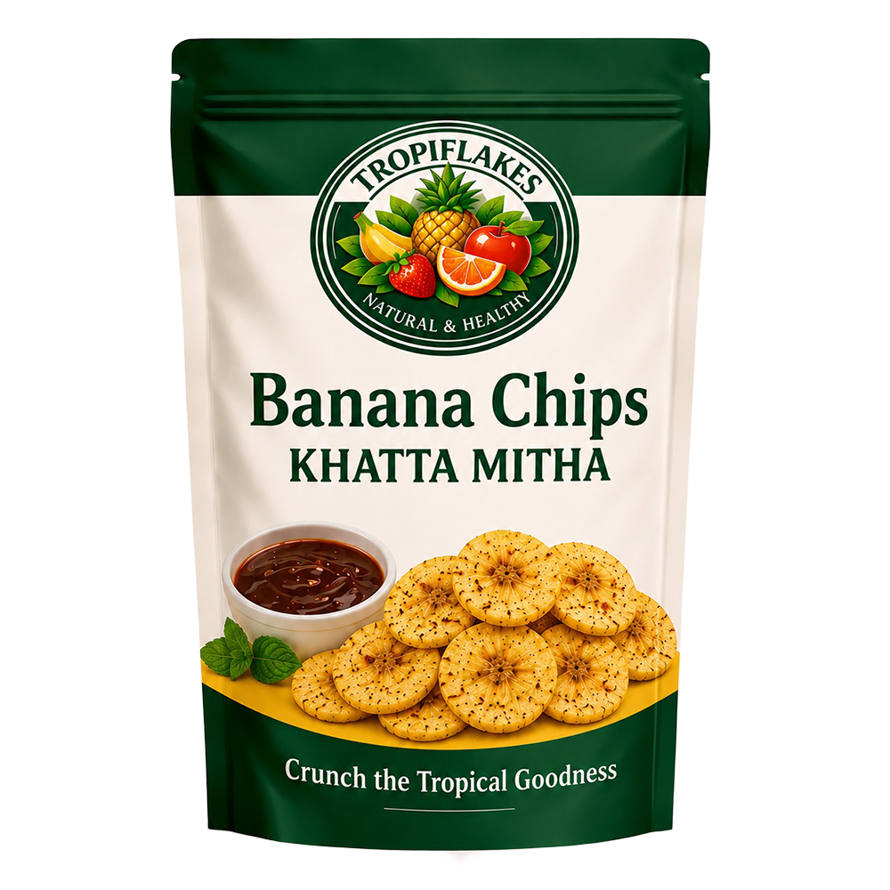 Khatta Mitha Banana Chips - Feature: Ready To Eat