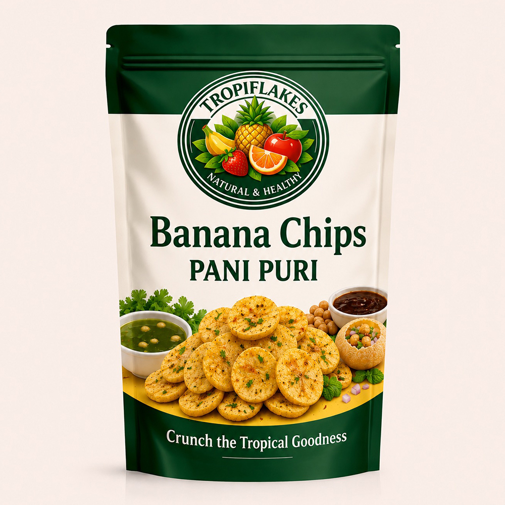Pani Puri Banana Chips