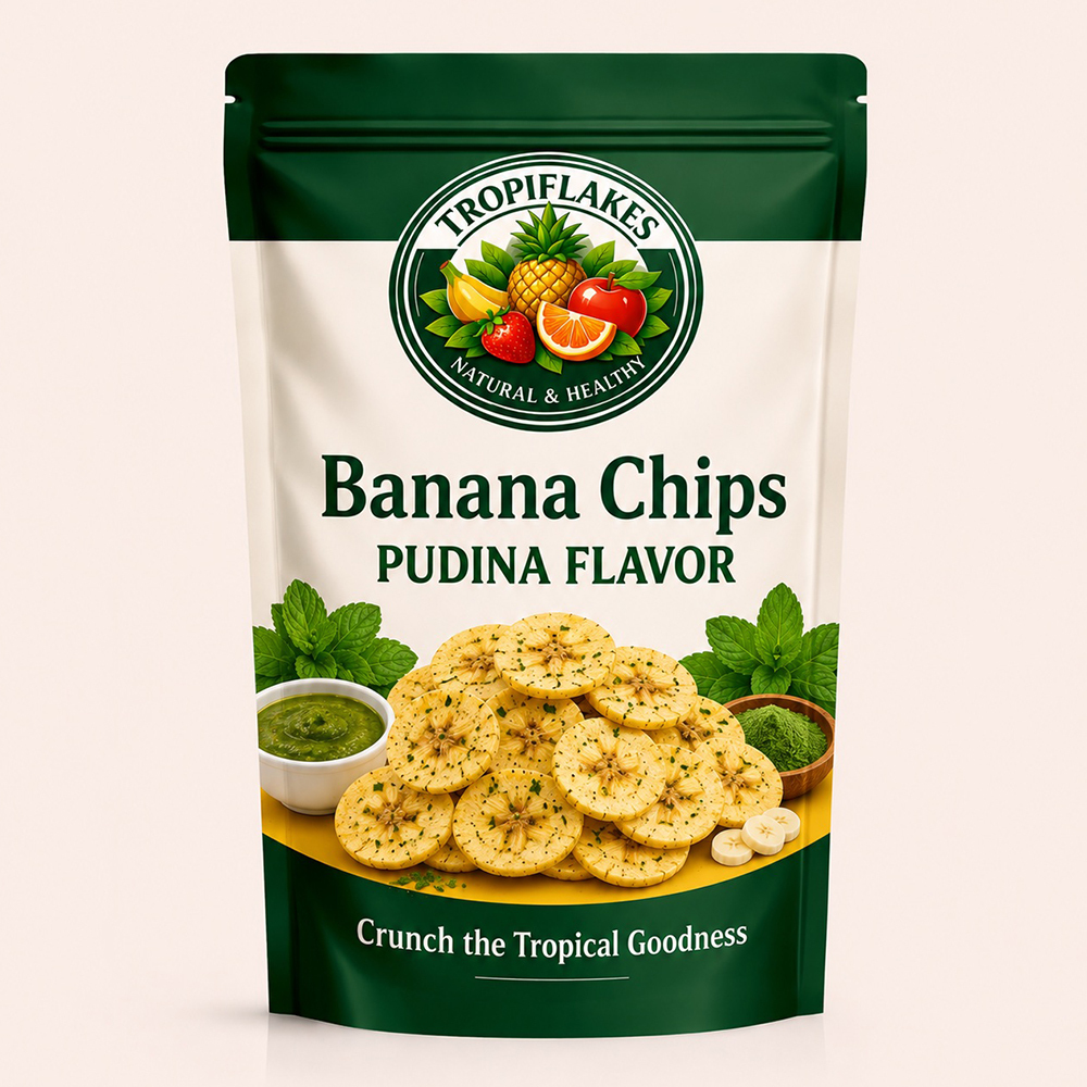 Pudina Flavor Banana Chips