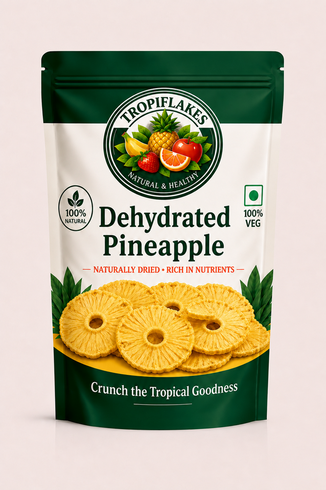 Dehydrated Pineapple - Color: Golden Yellow