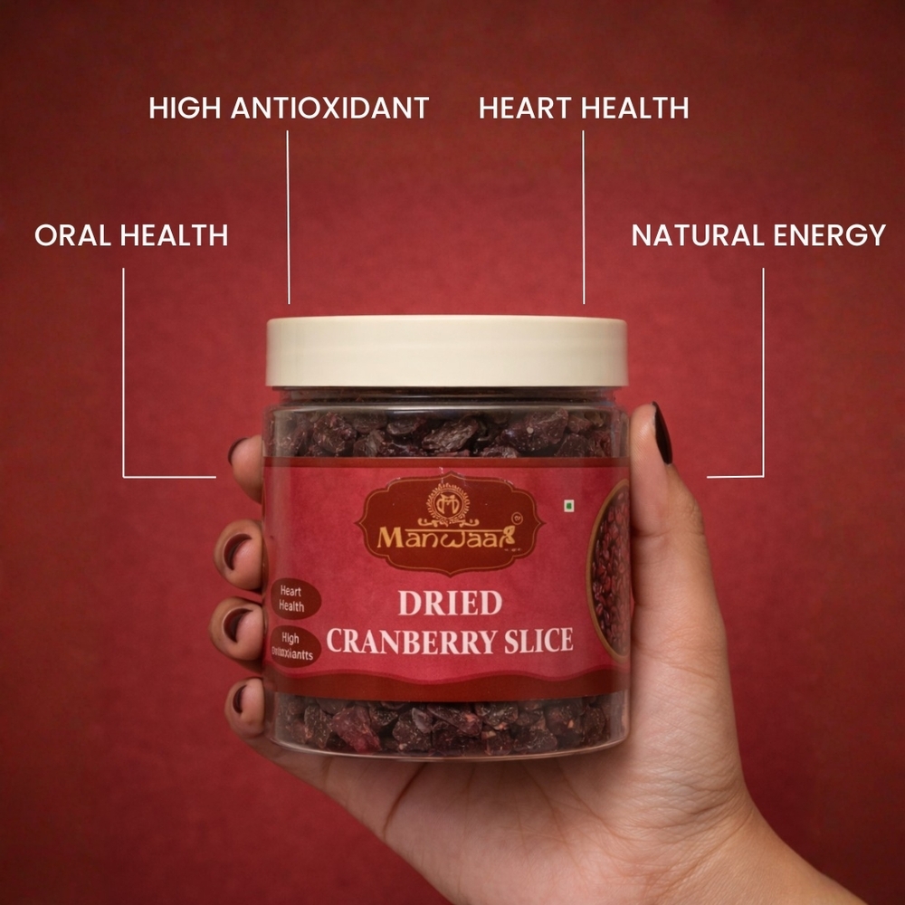 Dried Cranberry Slice - Carbohydrate: Around 64g Per 100g