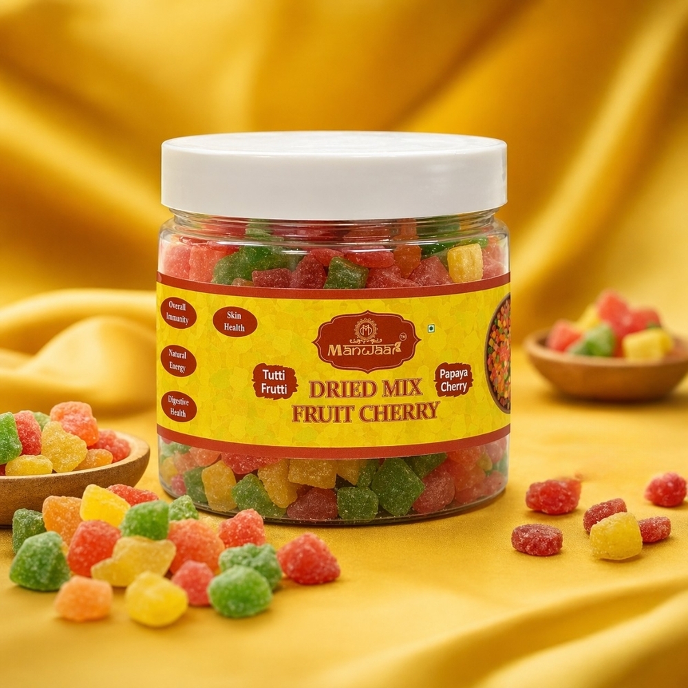 Dried Mix Fruit Cherry - Carbohydrate: 75-80 G (Per 100G)