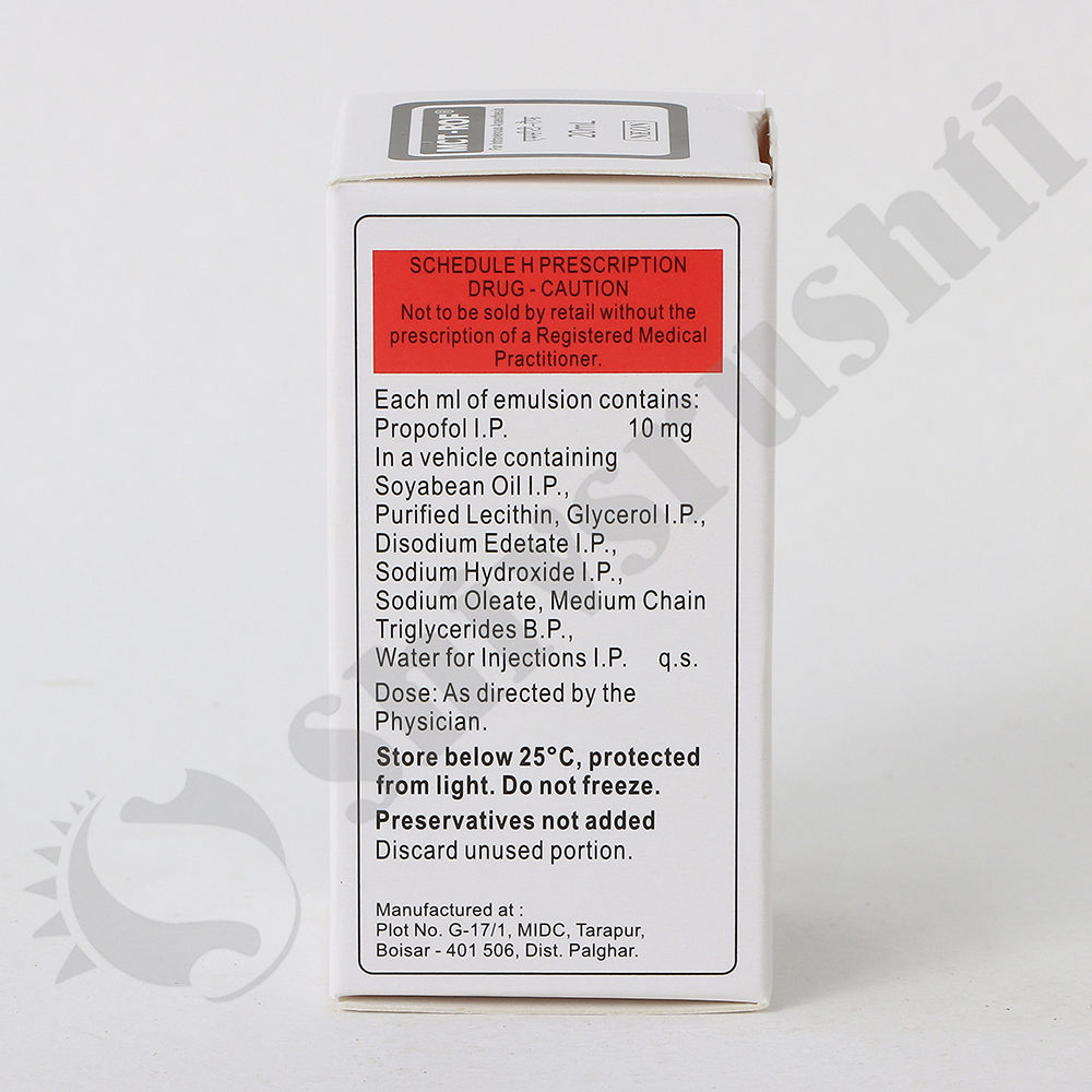Mct-rof 20ml - Propofol Injection I.p 1% W/v | Suitable For Surgical Procedures, Induction Of Anesthesia, Intravenous Use