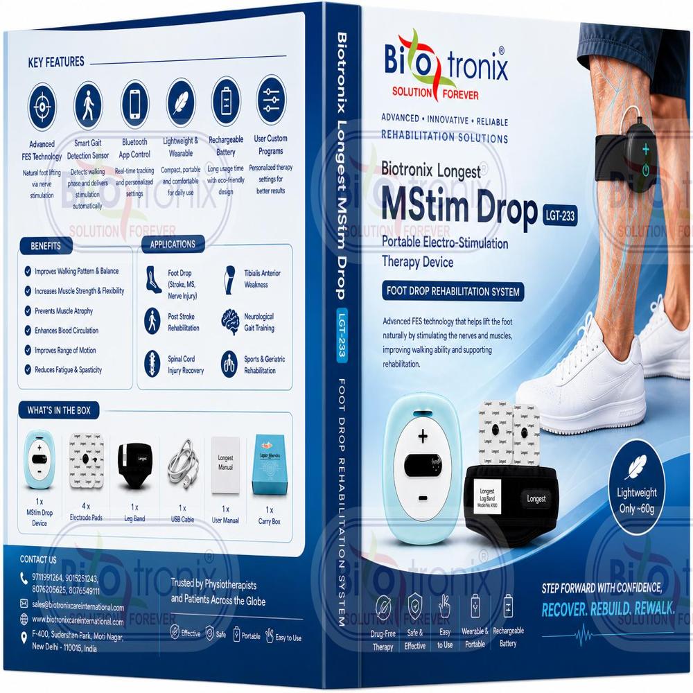 Advanced Rehabilitation Stimulator for Foot Drop Patients